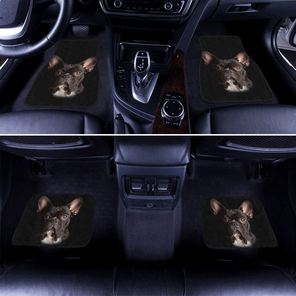 Boston Terrier Dog Cute Face Car Floor Mats 118