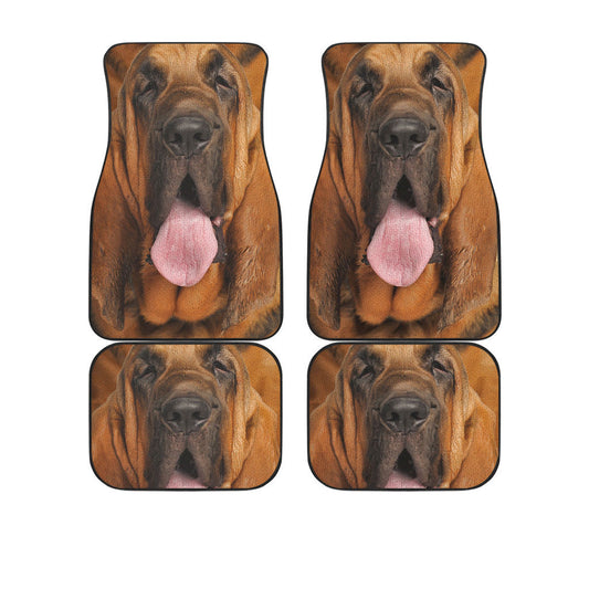 Bloodhound Dog Funny Face Car Floor Mats 119