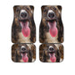 Borzoi Dog Funny Face Car Floor Mats 119