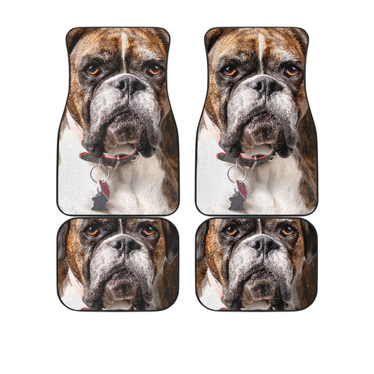 Boxer Dog Funny Face Car Floor Mats 119