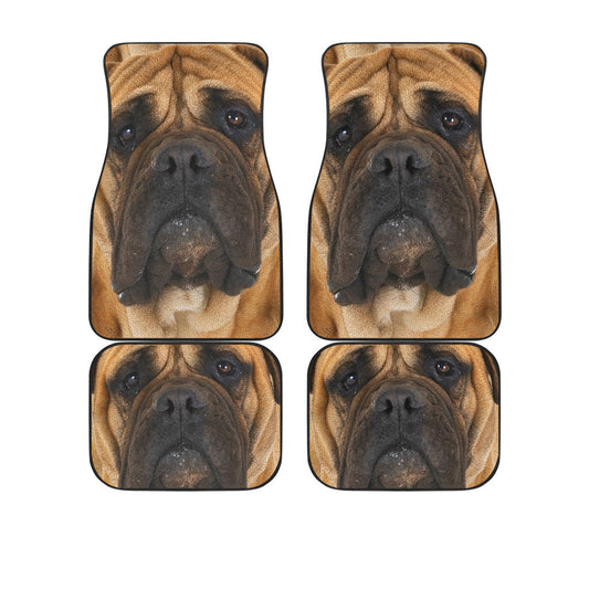 Bullmastiff Dog Funny Face Car Floor Mats 119