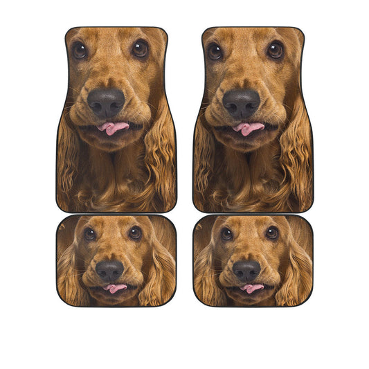 Cocker Spaniel Dog Funny Face Car Floor Mats 119