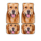 Golden Retriever Dog Funny Face Car Floor Mats 119