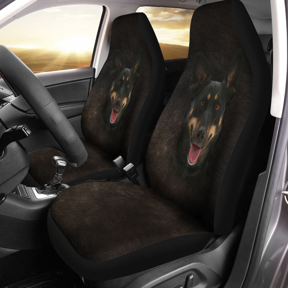 Australian Kelpie Dog Funny Face Car Seat Covers 120