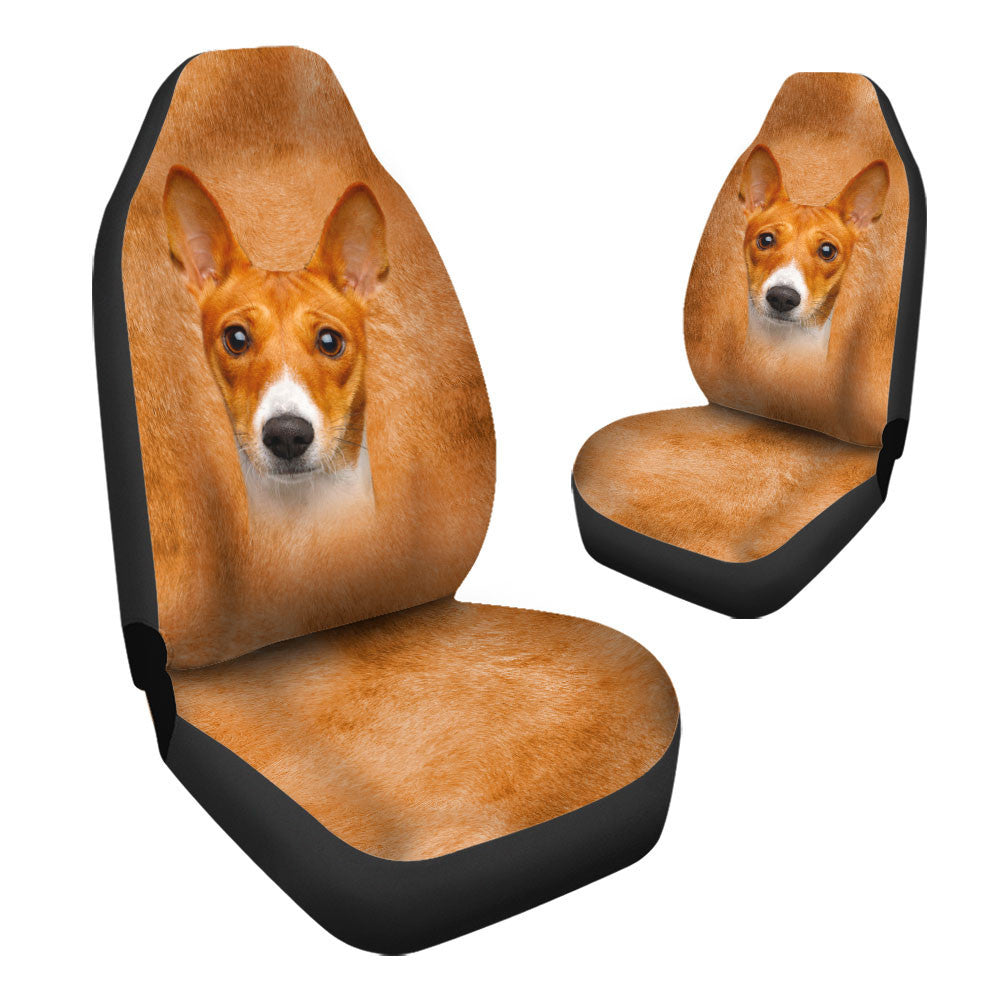 Basenji Dog Funny Face Car Seat Covers 120