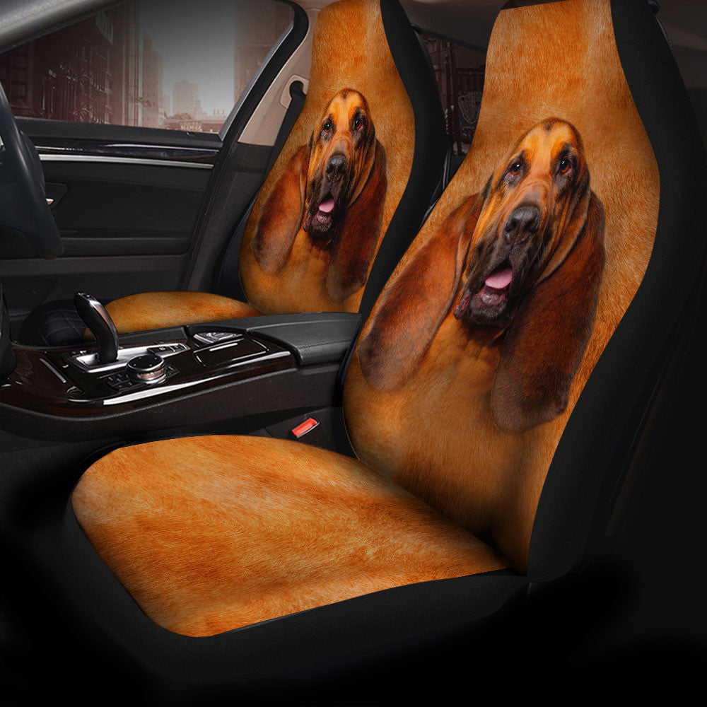 Bloodhound Dog Funny Face Car Seat Covers 120