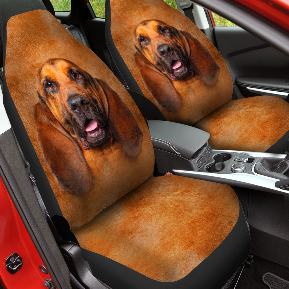 Bloodhound Dog Funny Face Car Seat Covers 120