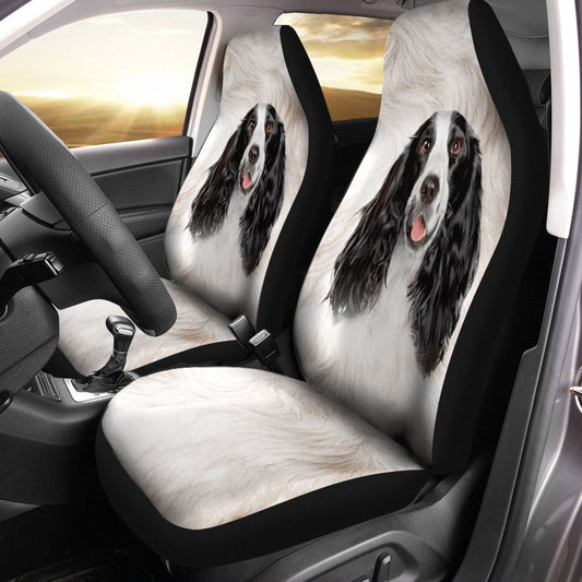 English Springer Spaniel Dog Funny Face Car Seat Covers 120