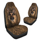 German Shepherd Dog Funny Face Car Seat Covers 120