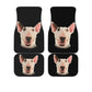 Bull Terrier Dog Cute Face Car Floor Mats 118