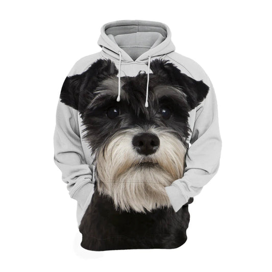 Miniature Schnauzer 2 - Unisex 3D Graphic Hoodie