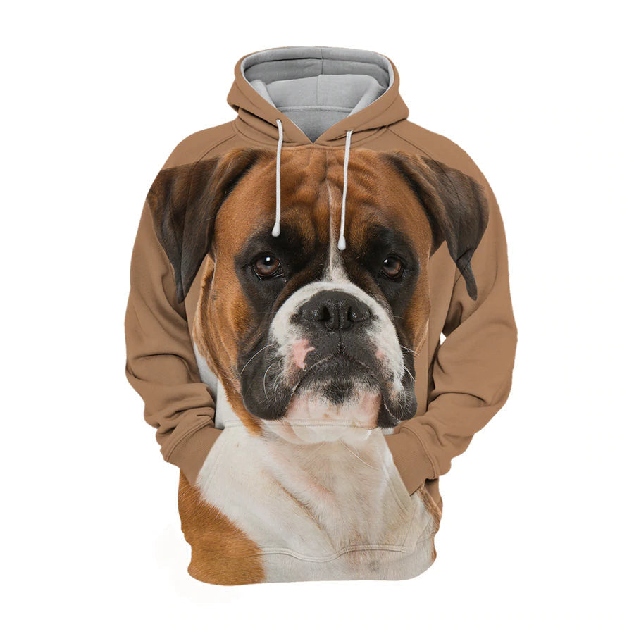 Boxer 2 - Unisex 3D Graphic Hoodie