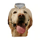 Labrador Happy - Unisex 3D Graphic Hoodie