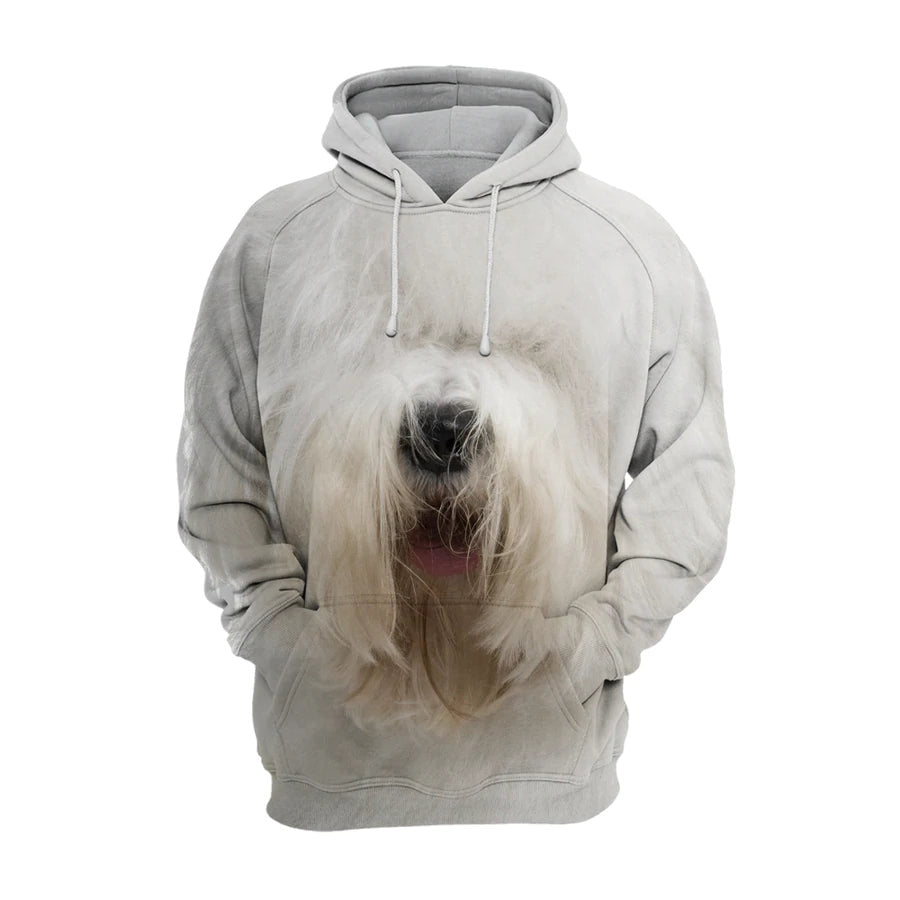 Old English Sheepdog - Unisex 3D Graphic Hoodie