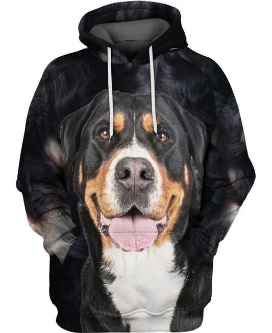 Swiss Sennenhund - Unisex 3D Graphic Hoodie