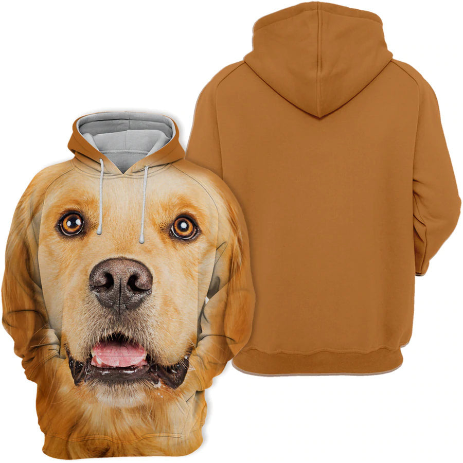 Golden Retriever - Unisex 3D Graphic Hoodie