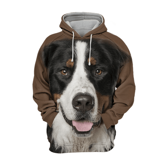 Bernese Mountain 2 - Unisex 3D Graphic Hoodie