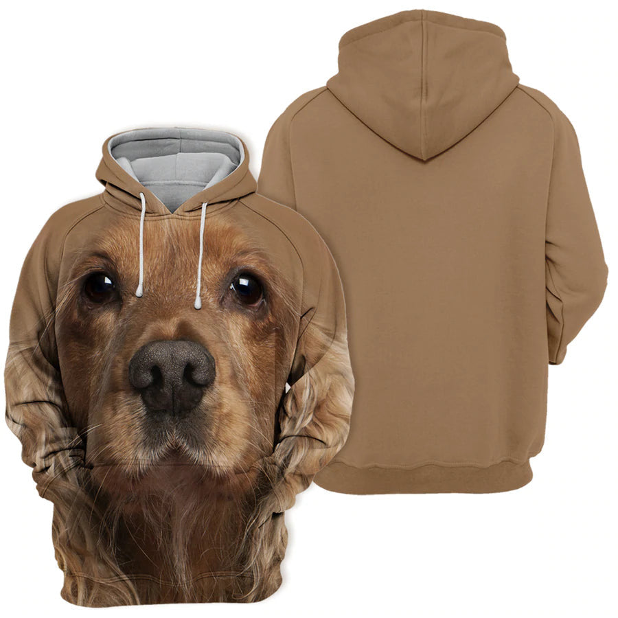 English Cocker Spaniel - Unisex 3D Graphic Hoodie