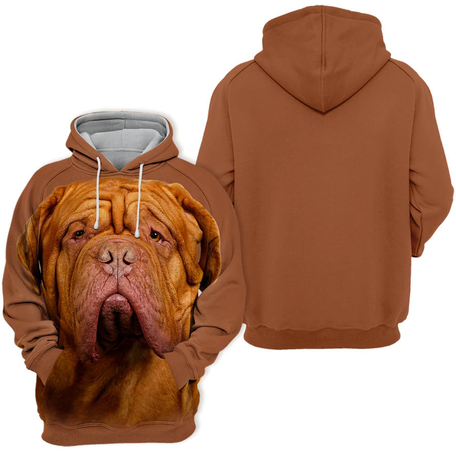 Bordeaux Mastiff - Unisex 3D Graphic Hoodie