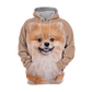 Pomeranian - Unisex 3D Graphic Hoodie