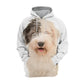 Old English Sheepdog 2 - Unisex 3D Graphic Hoodie