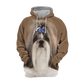 Shih Tzu 2 - Unisex 3D Graphic Hoodie