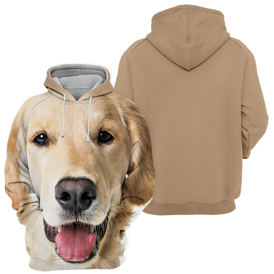 Golden Retriever 4 - Unisex 3D Graphic Hoodie