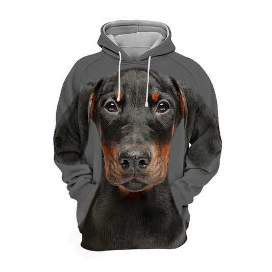 Doberman 2 - Unisex 3D Graphic Hoodie