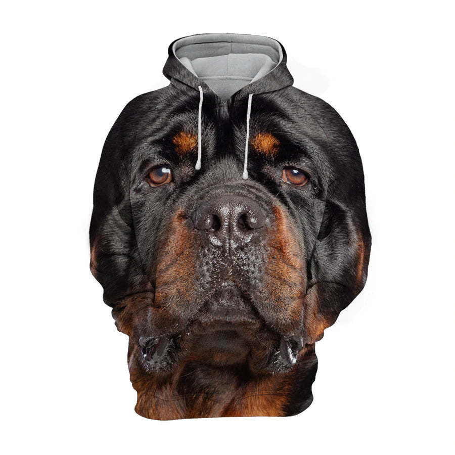 Rottweiler 2 - Unisex 3D Graphic Hoodie