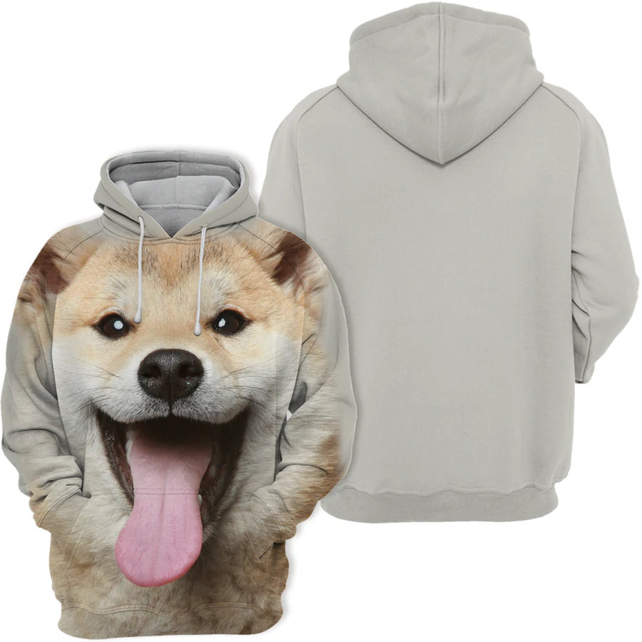 Shiba Inu 3 - Unisex 3D Graphic Hoodie