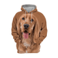 Cocker Spaniel - Unisex 3D Graphic Hoodie
