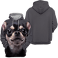 Chihuahua 3 - Unisex 3D Graphic Hoodie