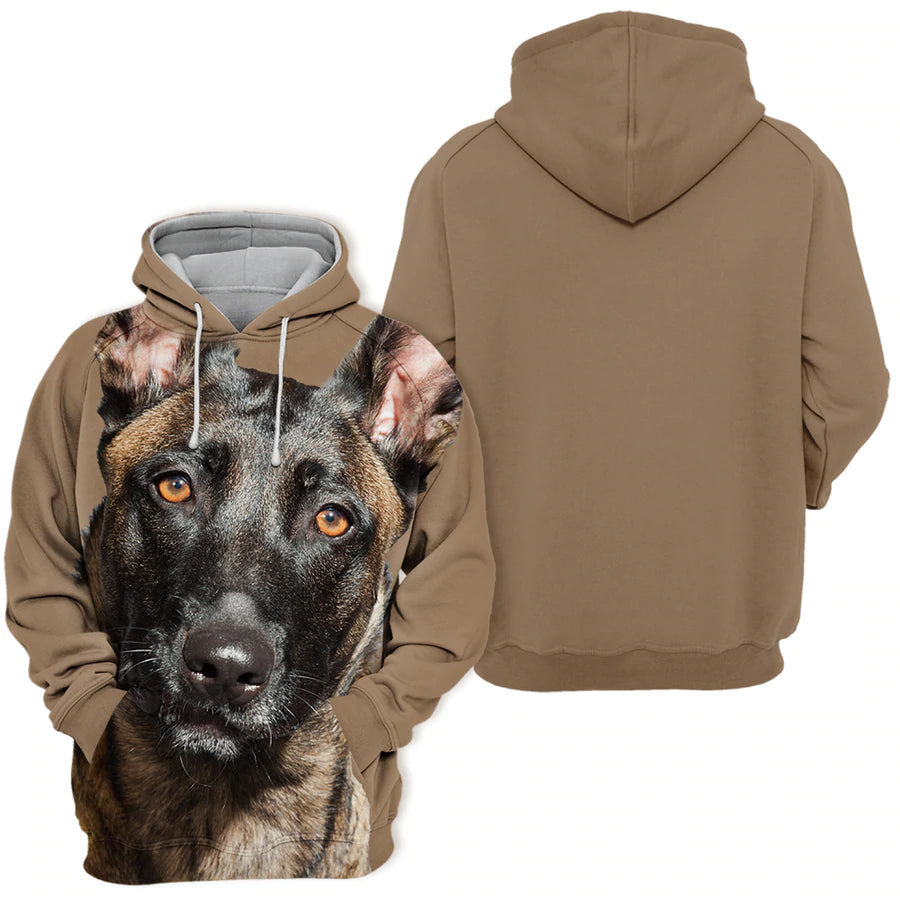 Belgian Shepherd Malinois - Unisex 3D Graphic Hoodie