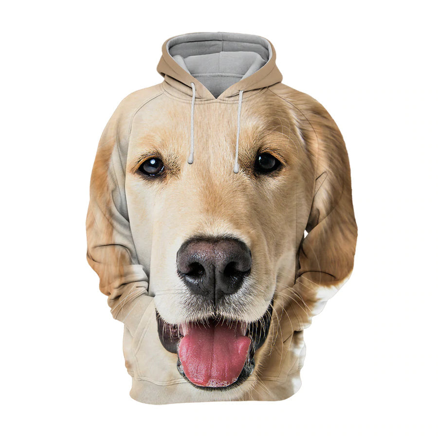 Golden Retriever 4 - Unisex 3D Graphic Hoodie