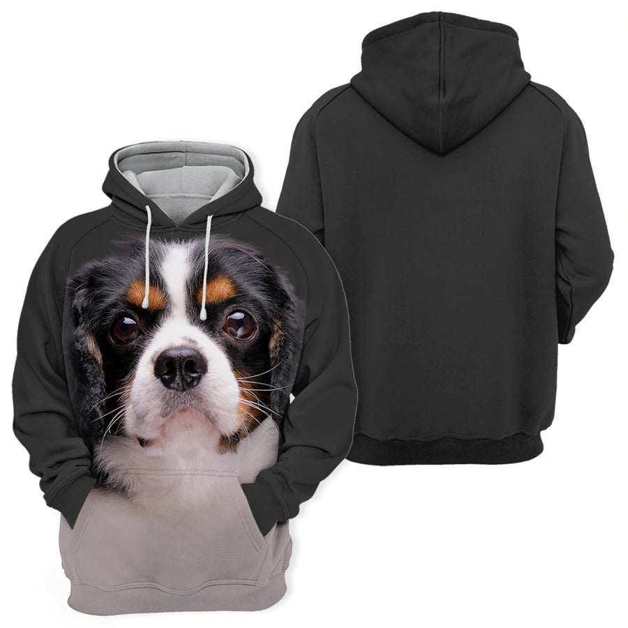 Cavalier King Spaniel Charles 3 - Unisex 3D Graphic Hoodie