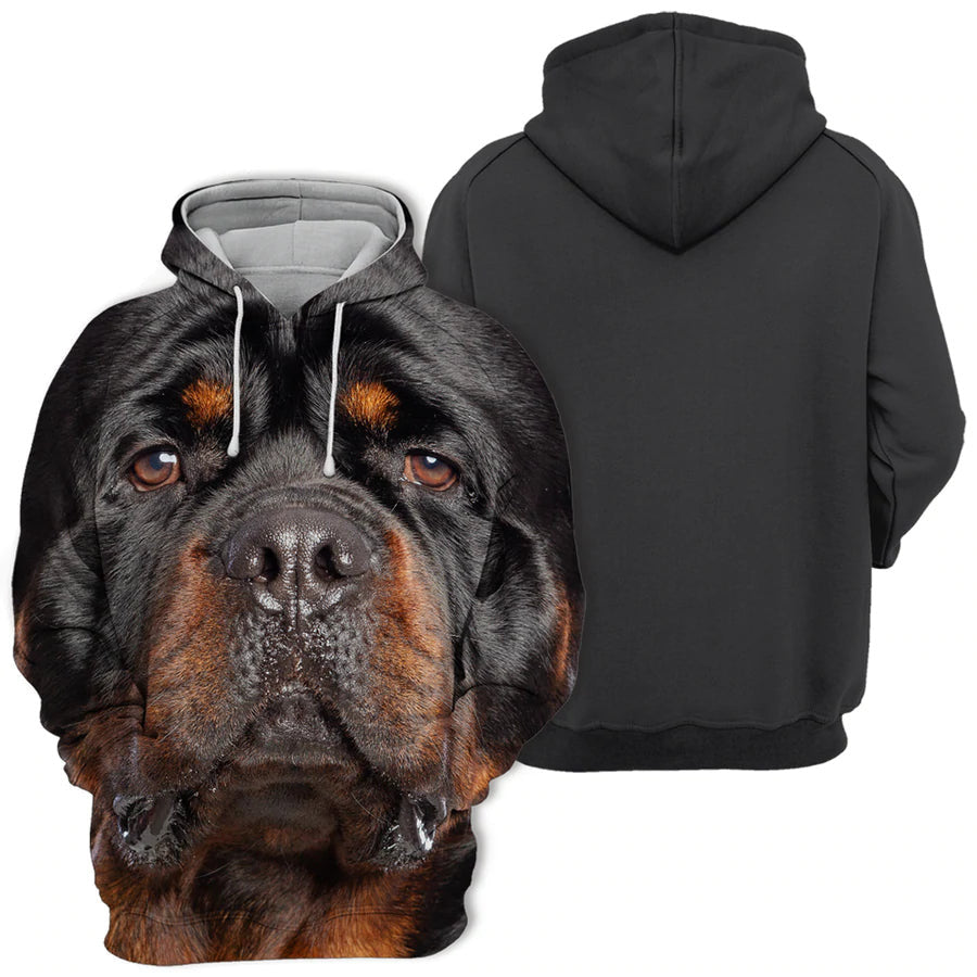 Rottweiler 2 - Unisex 3D Graphic Hoodie