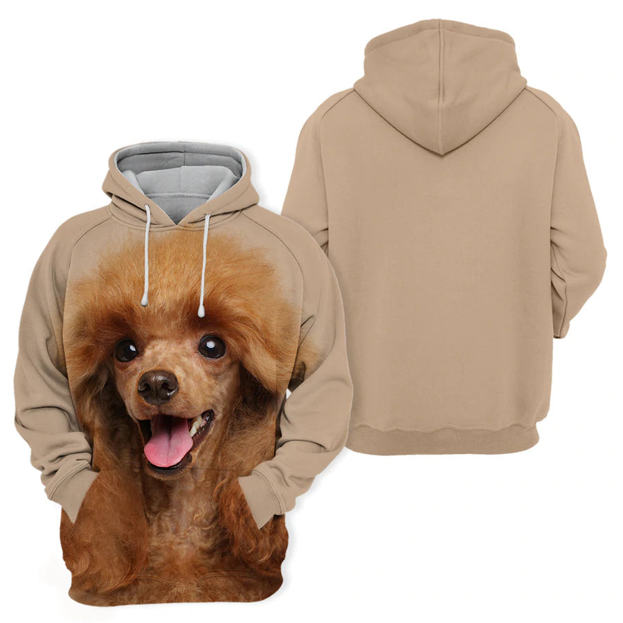 Poodle 3 - Unisex 3D Graphic Hoodie