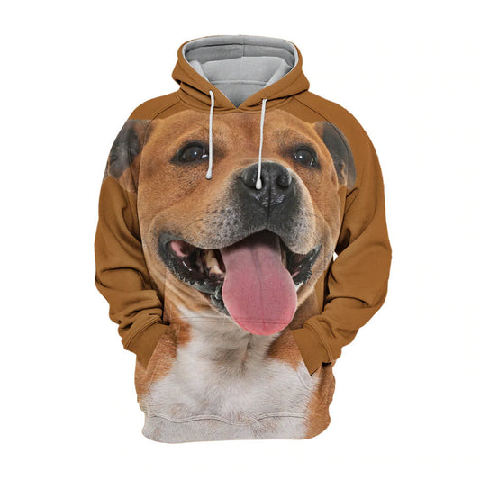 Staffordshire Bull Terrier - Unisex 3D Graphic Hoodie