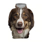 Bernese Mountain - Unisex 3D Graphic Hoodie