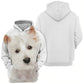 West Highland Terrier Westie - Unisex 3D Graphic Hoodie