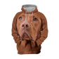 Vizsla Hungarian 2 - Unisex 3D Graphic Hoodie