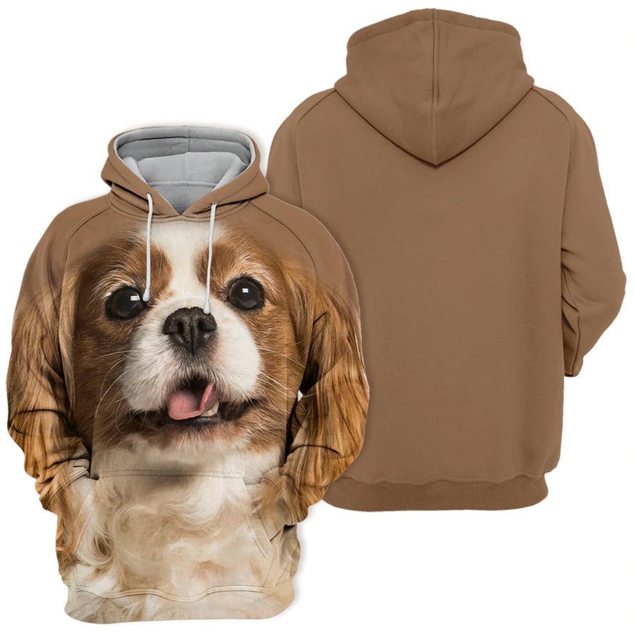 Cavalier King Spaniel Charles 2 - Unisex 3D Graphic Hoodie