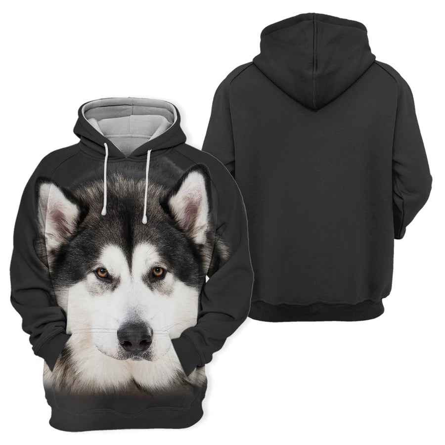 Alaskan Malamute 6 - Unisex 3D Graphic Hoodie