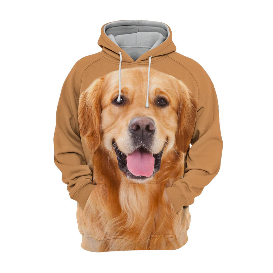 Golden Retriever 2 - Unisex 3D Graphic Hoodie – Crosfil Store