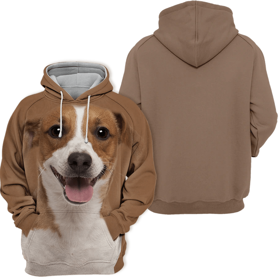 Jack Russell Terrier 2 - Unisex 3D Graphic Hoodie