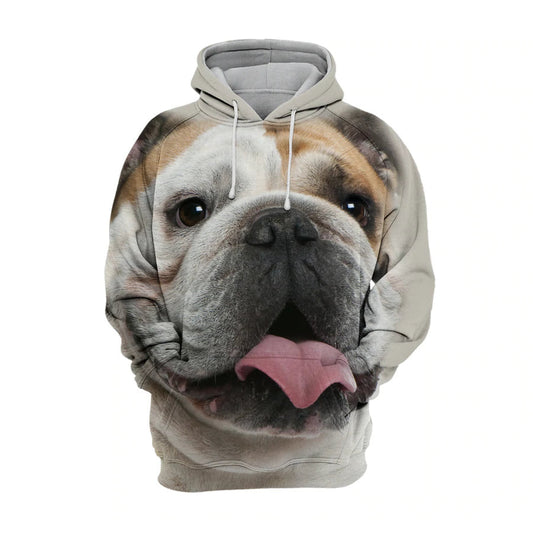 English Bulldog - Unisex 3D Graphic Hoodie