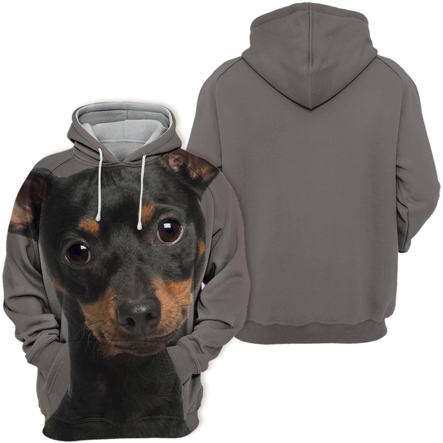 Miniature Pinscher - Unisex 3D Graphic Hoodie