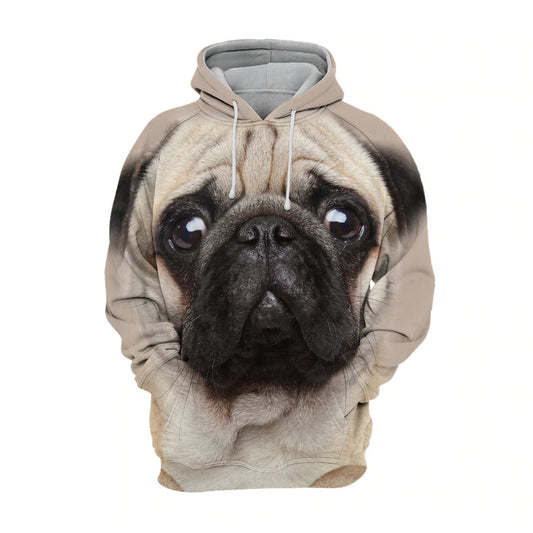 Pug - Unisex 3D Graphic Hoodie