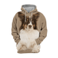 Miniature American Shepherd - Unisex 3D Graphic Hoodie