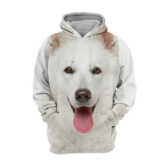 White Swiss Shepherd 3 - Unisex 3D Graphic Hoodie